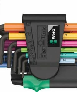 Wera 950/9 Unbrakonøgle Sæt Kompakt Multicolor